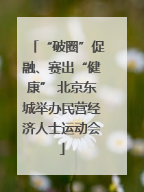 “破圈”促融、赛出“健康” 北京东城举办民营经济人士运动会