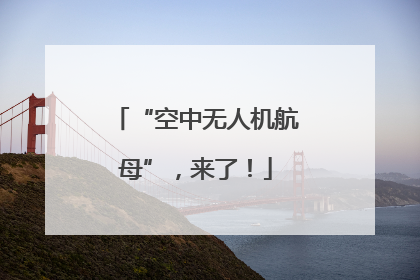 “空中无人机航母”，来了！