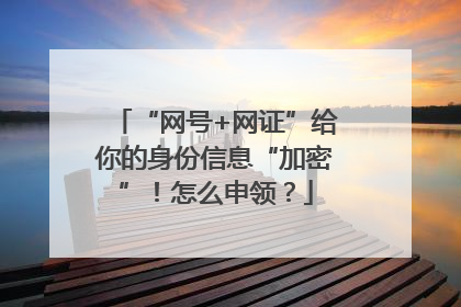 “网号+网证”给你的身份信息“加密”！怎么申领？