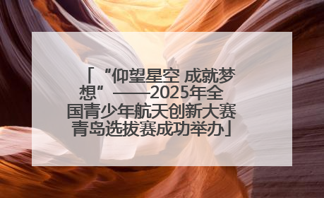 “仰望星空 成就梦想”——2025年全国青少年航天创新大赛青岛选拔赛成功举办