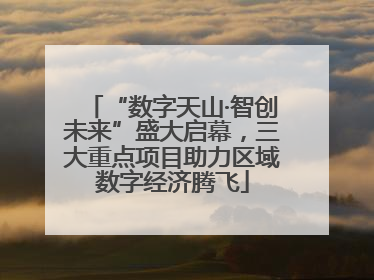 “数字天山·智创未来”盛大启幕，三大重点项目助力区域数字经济腾飞