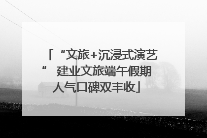 “文旅+沉浸式演艺” 建业文旅端午假期人气口碑双丰收