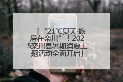 “21℃夏天·旅居在栾川”！2025栾川县暑期消夏主题活动全面开启