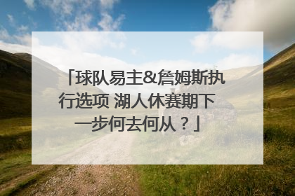 球队易主&詹姆斯执行选项 湖人休赛期下一步何去何从？