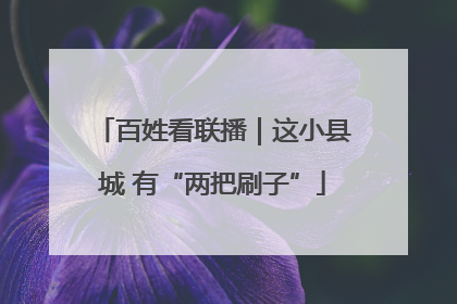 百姓看联播｜这小县城 有“两把刷子”