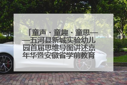 童声・童趣・童思——五河县新城实验幼儿园首届思维导图讲述嘉年华暨安徽省学前教育教研基地园项目阶段性成果展示活动