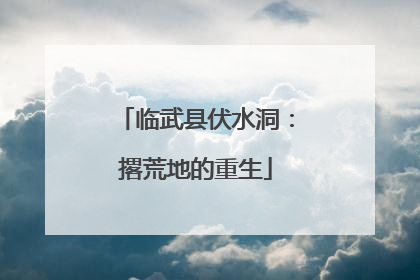 临武县伏水洞：撂荒地的重生