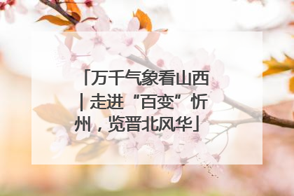 万千气象看山西｜走进“百变”忻州，览晋北风华