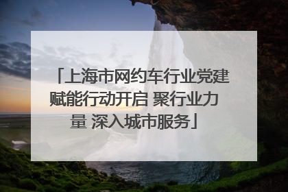 上海市网约车行业党建赋能行动开启 聚行业力量 深入城市服务