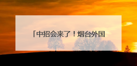 中招会来了！烟台外国语实验学校5月25日在芝罘吾悦广场答疑