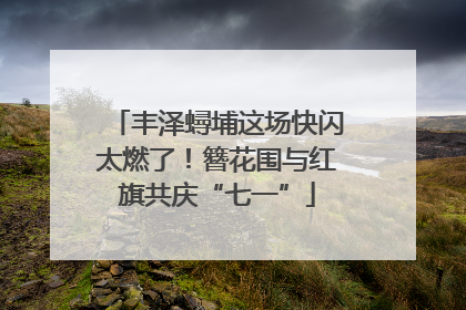 丰泽蟳埔这场快闪太燃了！簪花围与红旗共庆“七一”
