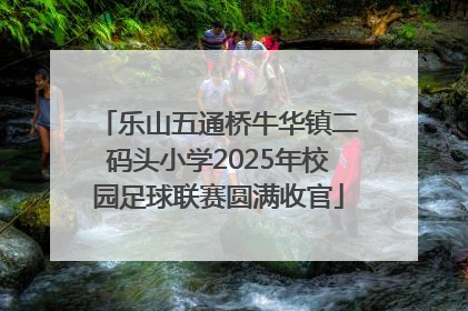 乐山五通桥牛华镇二码头小学2025年校园足球联赛圆满收官