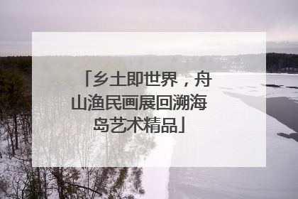 乡土即世界，舟山渔民画展回溯海岛艺术精品