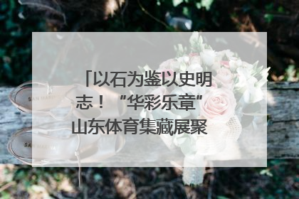 以石为鉴以史明志！“华彩乐章”山东体育集藏展聚焦“岱石丹心”
