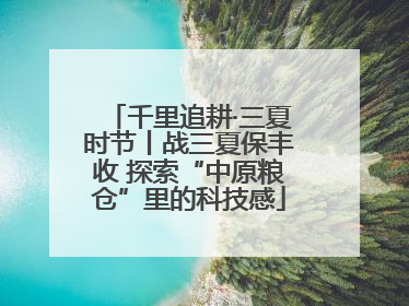 千里追耕·三夏时节丨战三夏保丰收 探索“中原粮仓”里的科技感
