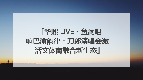 华熙 LIVE・鱼洞唱响巴渝韵律：刀郎演唱会激活文体商融合新生态
