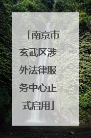 南京市玄武区涉外法律服务中心正式启用