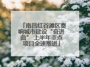 南昌红谷滩区奏响城市建设“奋进曲” 上半年重点项目全速推进