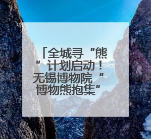全城寻“熊”计划启动！无锡博物院“博物熊抱集”来了