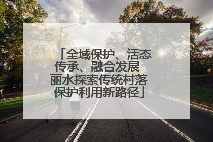 全域保护、活态传承、融合发展 丽水探索传统村落保护利用新路径