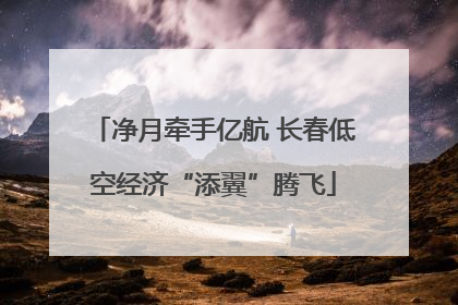 净月牵手亿航 长春低空经济“添翼”腾飞