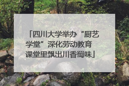 四川大学举办“厨艺学堂”深化劳动教育 课堂里飘出川香蜀味