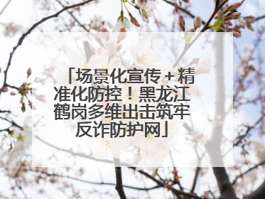 场景化宣传＋精准化防控！黑龙江鹤岗多维出击筑牢反诈防护网