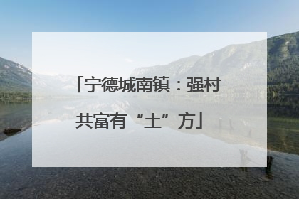 宁德城南镇：强村共富有“土”方