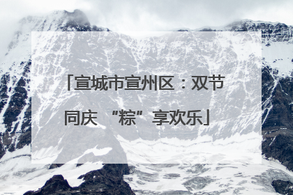 宣城市宣州区：双节同庆 “粽”享欢乐