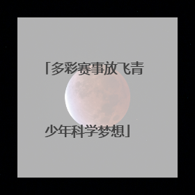 多彩赛事放飞青少年科学梦想