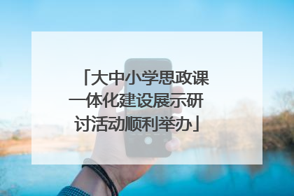 大中小学思政课一体化建设展示研讨活动顺利举办