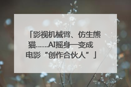 影视机械臂、仿生熊猫……AI摇身一变成电影“创作合伙人”