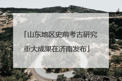 山东地区史前考古研究重大成果在济南发布