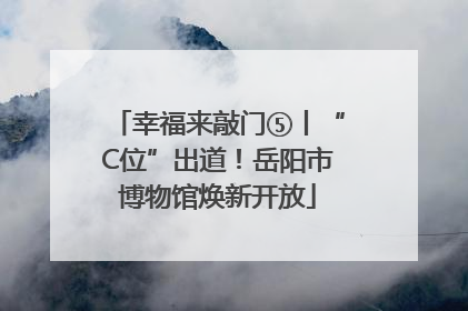 幸福来敲门⑤丨“C位”出道！岳阳市博物馆焕新开放