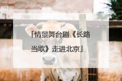 情景舞台剧《长路当歌》走进北京