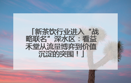 新茶饮行业进入“战略联名”深水区：看益禾堂从流量博弈到价值沉淀的突围！