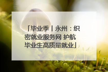 毕业季丨永州：织密就业服务网 护航毕业生高质量就业