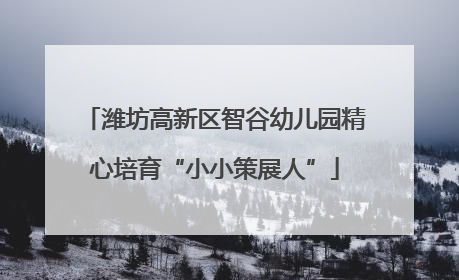 潍坊高新区智谷幼儿园精心培育“小小策展人”