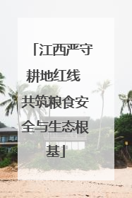 江西严守耕地红线 共筑粮食安全与生态根基