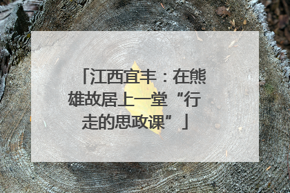 江西宜丰：在熊雄故居上一堂“行走的思政课”