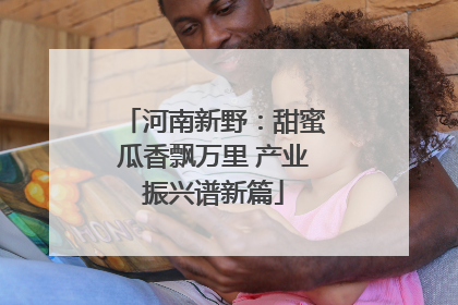 河南新野：甜蜜瓜香飘万里 产业振兴谱新篇
