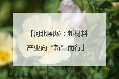 河北围场：新材料产业向“新”而行