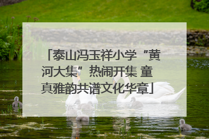 泰山冯玉祥小学“黄河大集”热闹开集 童真雅韵共谱文化华章