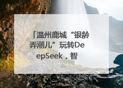 温州鹿城“银龄弄潮儿”玩转DeepSeek，智慧生活触手可及