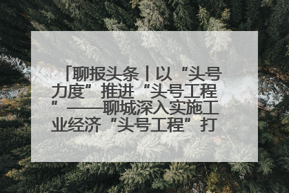 聊报头条丨以“头号力度”推进“头号工程”——聊城深入实施工业经济“头号工程”打造经济发展强引擎