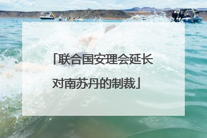 联合国安理会延长对南苏丹的制裁