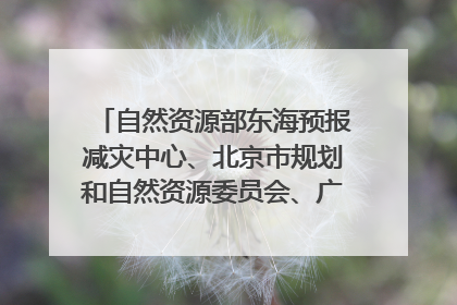 自然资源部东海预报减灾中心、北京市规划和自然资源委员会、广东省林业系统等正在招聘｜招聘信息