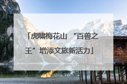 虎啸梅花山 “百兽之王”增添文旅新活力