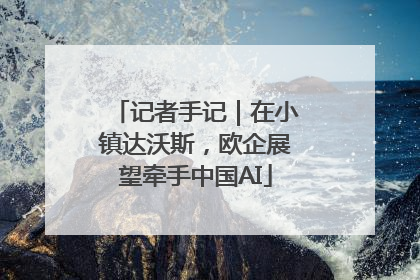 记者手记｜在小镇达沃斯，欧企展望牵手中国AI