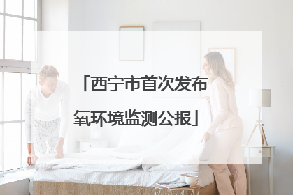 西宁市首次发布氧环境监测公报